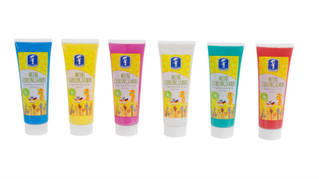 Set 6 tuburi vopsea pictura cu degetele - Basic [3]