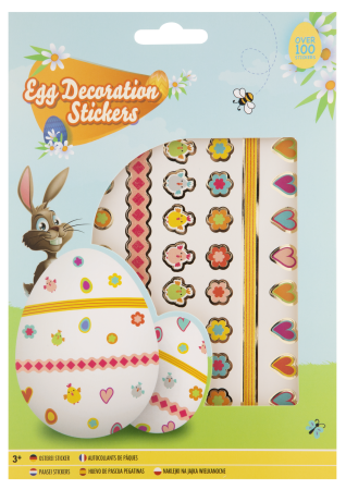 JUCĂRII - Set abtibilduri decorative oua Paste - Model 1