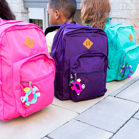 Set Bratara si inel cu talismane pop-it Plip Charms, roz [5]