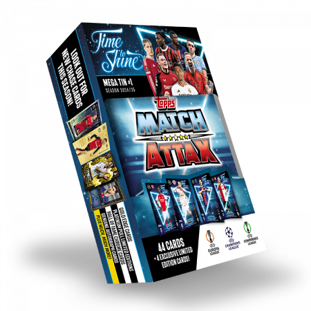 JOCURI - Set cartonase Mega Tin - Topps Match Attax 24/25