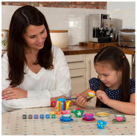 Set ceramica: Picteaza un set de ceai [6]