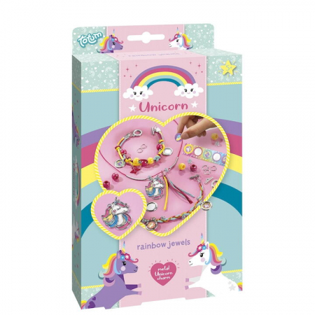 Jucarii arta si creativitate - Set creativ - Bijuterii cu unicorni