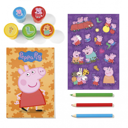 JUCĂRII - Set creativ cu stampile - Peppa Pig