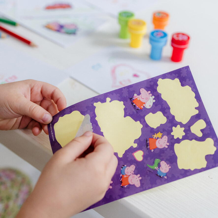 Set creativ cu stampile - Peppa Pig [4]