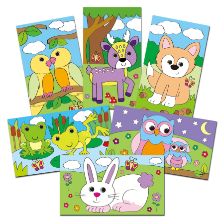 Set creativ de razuit - Animalute [1]