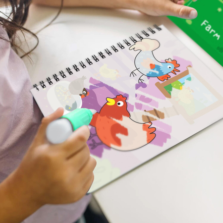 Set de colorat cu apa - La ferma [5]