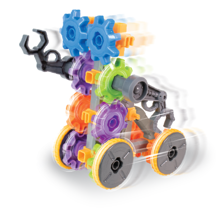 Set de constructie 3 in 1 STEM  - Robotel & masinute saniter [0]