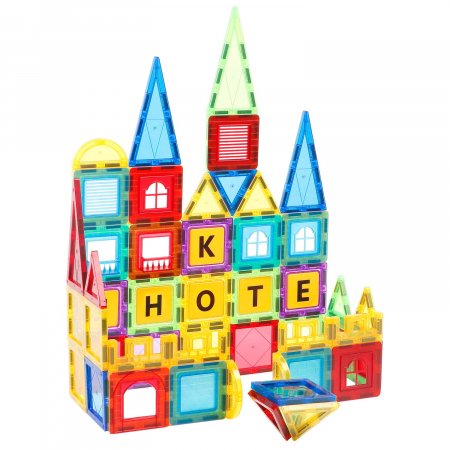 Set de constructie magnetic 3D - 88 piese [1]