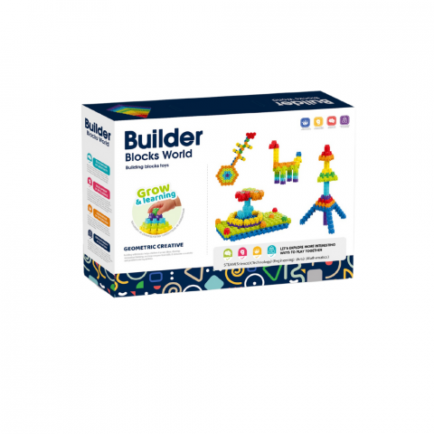 Set de constructie STEAM - Micutul constructor (160 piese) [2]
