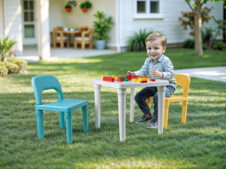 Set de masa cu scaune	- Pastel [1]