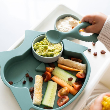 Set lingurite din silicon - Bufnita & vulpita [1]