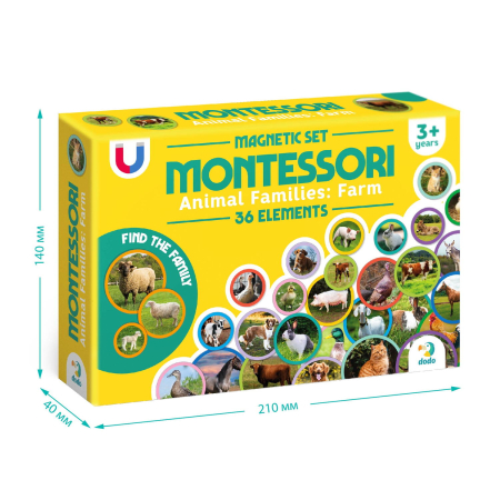 Set magneti Montessori - Animale de la ferma [3]