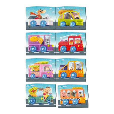 Set magnetic - Calatorie cu masina [2]