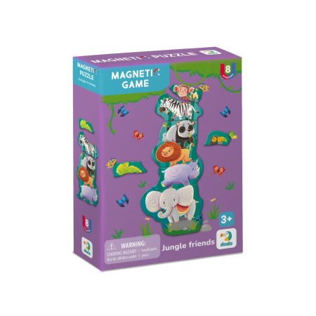 Jocuri magnetice - Set magnetic - Prietenii din jungla