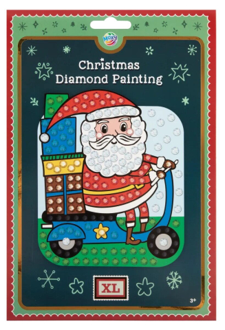 Jucarii arta si creativitate - Set pictura cu diamante XL - Decoratiune de Craciun