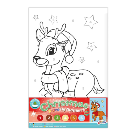 JUCĂRII - Set pictura pe numere - Magia Craciunului