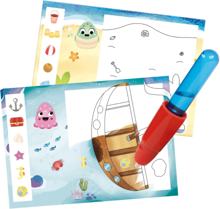 Set Water Magic de colorat: La mare cu Squishies [2]