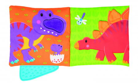 Carti bebelusi - Soft book - Carticica moale Dinozaur