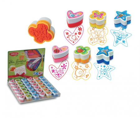 HOBBY & CRAFT - STAMPILA TUSATA PRIN GRADINA SA112