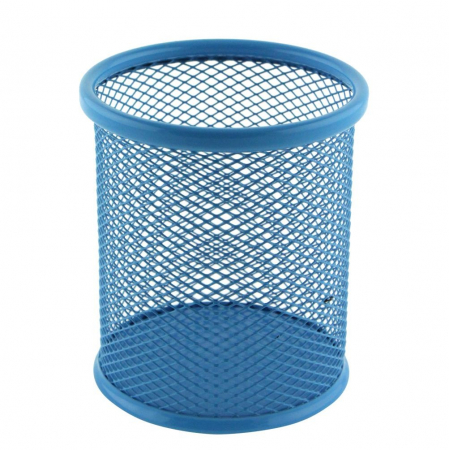 BIROTICĂ - SUPORT BIROU CILINDRIC ECADA ALBASTRU 95001A