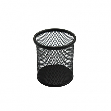 BIROTICĂ - SUPORT BIROU CILINDRIC ECADA NEGRU 95001N