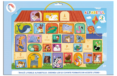 JUCĂRII - Tablita magnetica cu alfabetul ( limba romana)