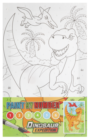 JUCĂRII - Tablou pictez pe numere - Dinozaur