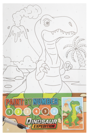 JUCĂRII - Tablou pictez pe numere - Dinozaur vesel