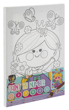 Jucarii arta si creativitate - Tablou pictez pe numere - Printesa