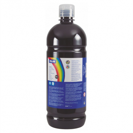 Acuarele , culori - TEMPERA 1000 ML MILAN NEGRU 03880