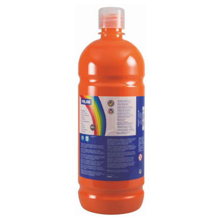 Acuarele , culori - TEMPERA 1000 ML MILAN PORTOCALIU 03832