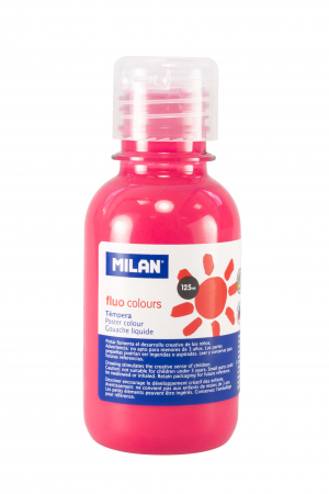 Culori tub - TEMPERA 125ML/CULOARE FLUORESCENTA ROZ 034437