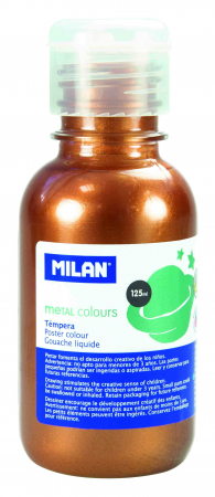 Culori tub - TEMPERA 125ML/CULOARE METALIZATA ARAMIU 033493