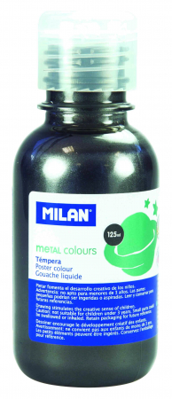 Culori tub - TEMPERA 125ML/CULOARE METALIZATA GRI 033480