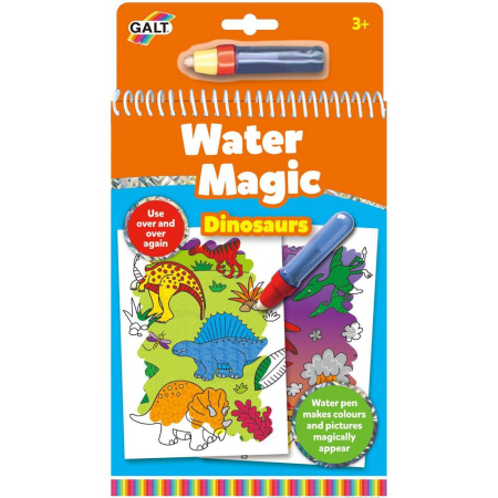 Desen si pictura - Water Magic: Carte de colorat Dinozauri