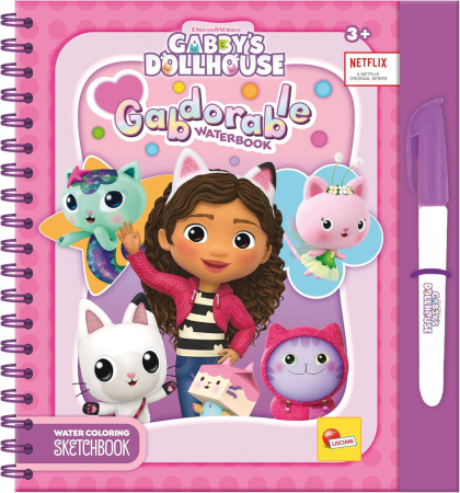Desen si pictura - Waterbook: Carte de colorat Gabby's Dollhouse