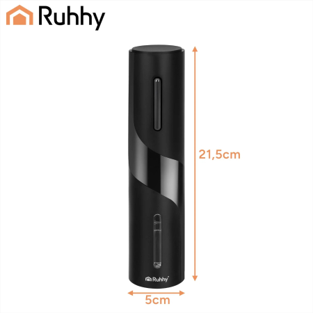 Deschizător electric de vin set 4 piese, tirbușon automat USB-C, turnător, dop vid, cutter folie [6]