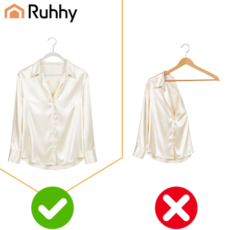 Set 20 umerașe antiderapante slim, 42 cm, gri, pentru dressing și economie de spațiu [6]