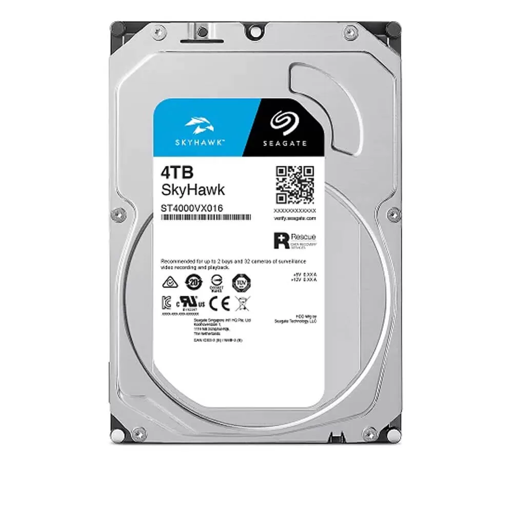 SISTEME SUPRAVEGHERE - Hard disk intern 4TB SATA 6Gb/s, 256MB cache, 180MB/s, suporta pana la 64 camere HD, MTBF 1M ore, 3 ani garantie si recuperare date - Seagate ST4000VX016 Pret special -6%