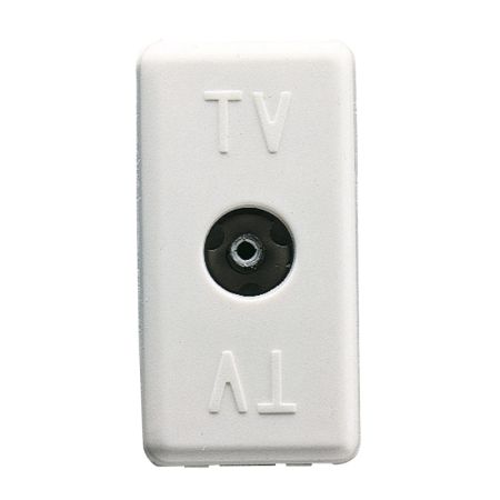 Aparataj terminal - PRIZA TV DIRECTA MODULAR 1M ALB - GEWISS SYSTEM