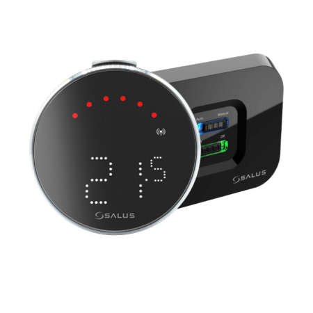 Termostat de ambient pentru centrala, wireless, Salus IT800, inteligent, Wi-Fi, programabil, afisaj digital, protectie inghet, gri [3]