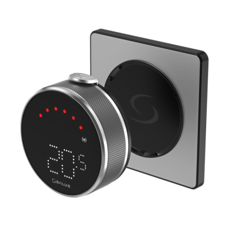 Termostat de ambient pentru centrala, wireless, Salus IT800, inteligent, Wi-Fi, programabil, afisaj digital, protectie inghet, gri [2]