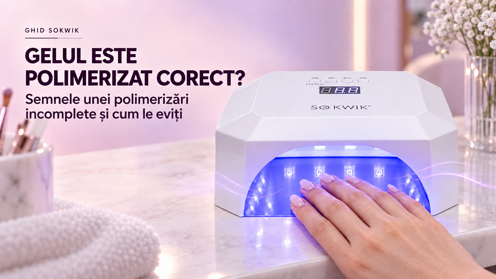 Gelul este polimerizat corect? Ghid UV/LED pentru tehnicieni