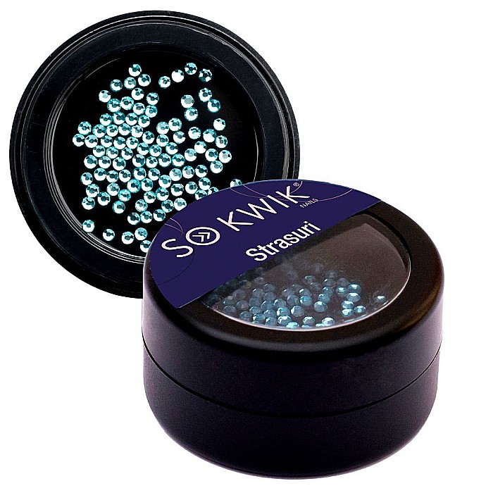 SoKwik - Strasuri SS4 Albastru Aquamarine [1]