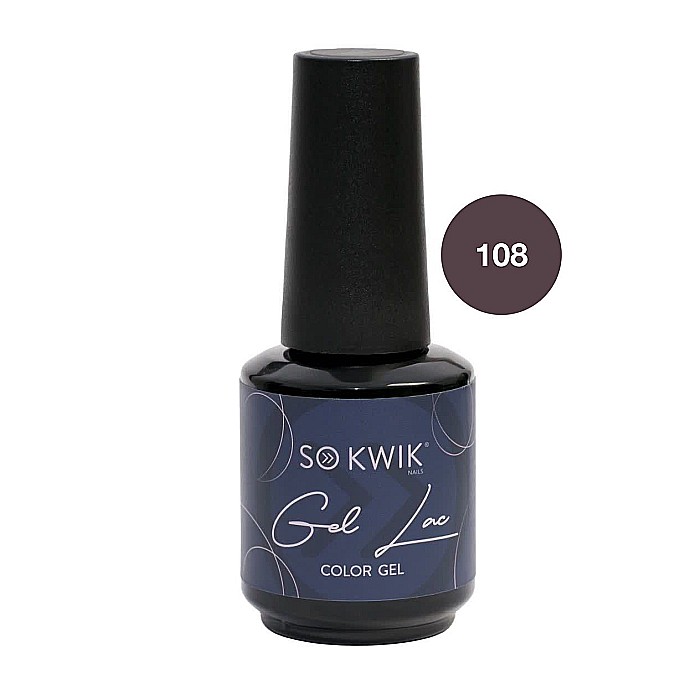 SoKwik - Oja Semipermanenta Black&White Collection Gri Taupe Intens 108 (15 ml) [1]