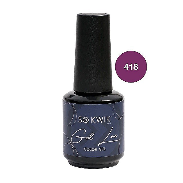 SoKwik - Oja Semipermanenta Violet Collection Mov Magenta 418 (15 ml) [1]
