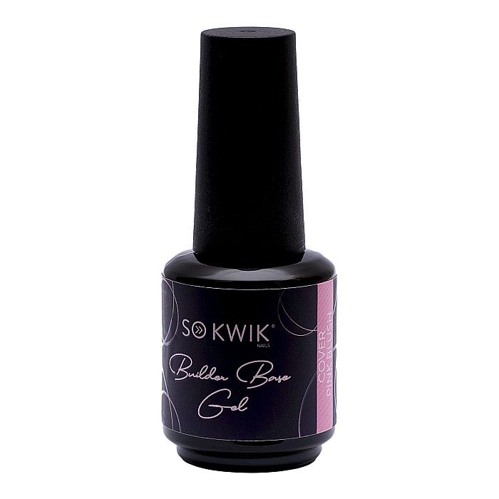 SoKwik - Builder Rubber Base Gel Cover Pink Blush (15ml) [2]