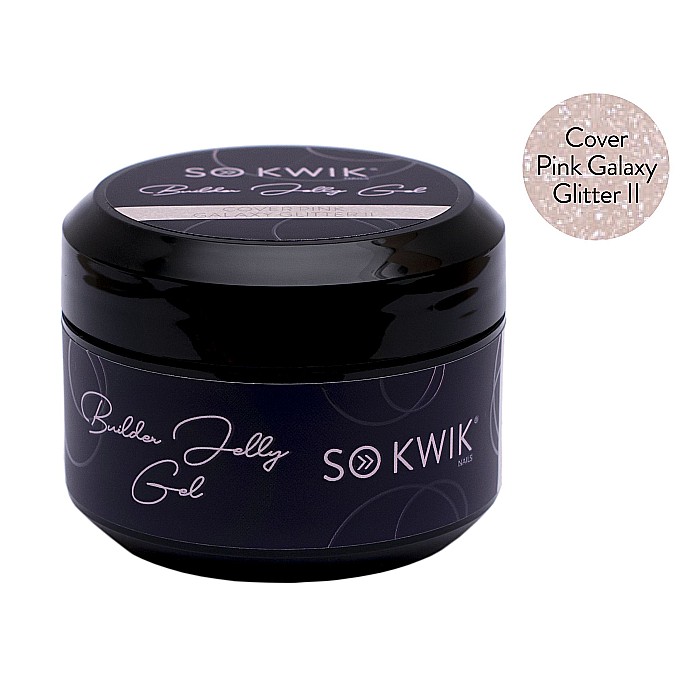 SoKwik - Builder Jelly Gel Cover Pink Galaxy Glitter II (50ml) [1]