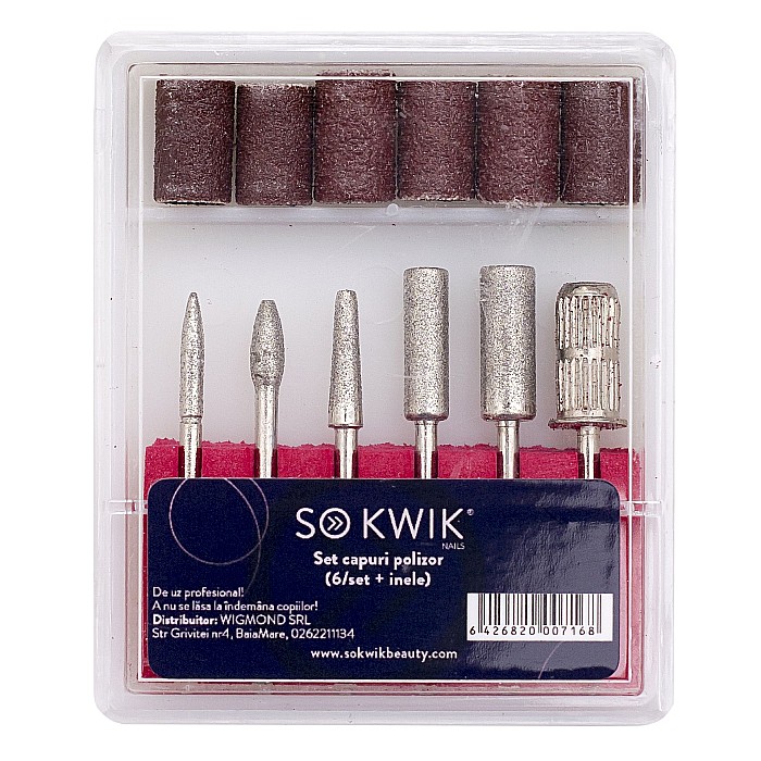 SoKwik - Set capete freza si inele (6/set) [1]