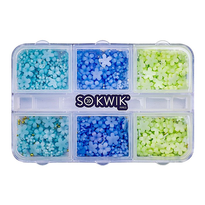SoKwik - Ornament Flower Power Blue/Green 03 [1]